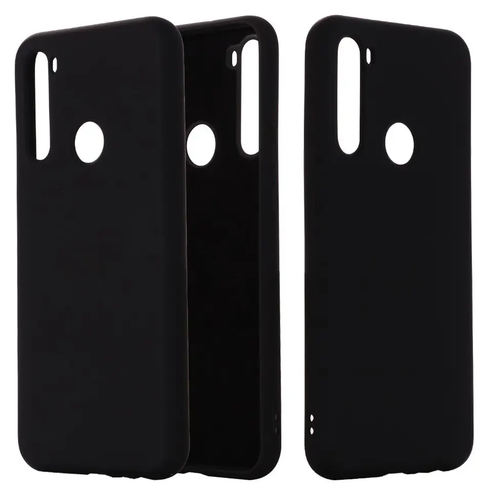 ⁨Case XIAOMI REDMI NOTE 8T Silicone case flexible silicone black⁩ at Wasserman.eu