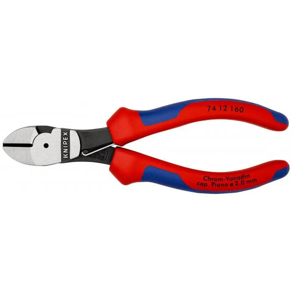 ⁨SIDE CUTTING PLIERS WITH INCREASED GEAR RATIO 160MM⁩ at Wasserman.eu