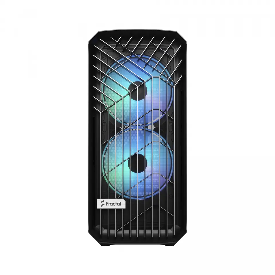 ⁨Torrent Black RGB T G Light Tint 5x Fan ATX⁩ at Wasserman.eu