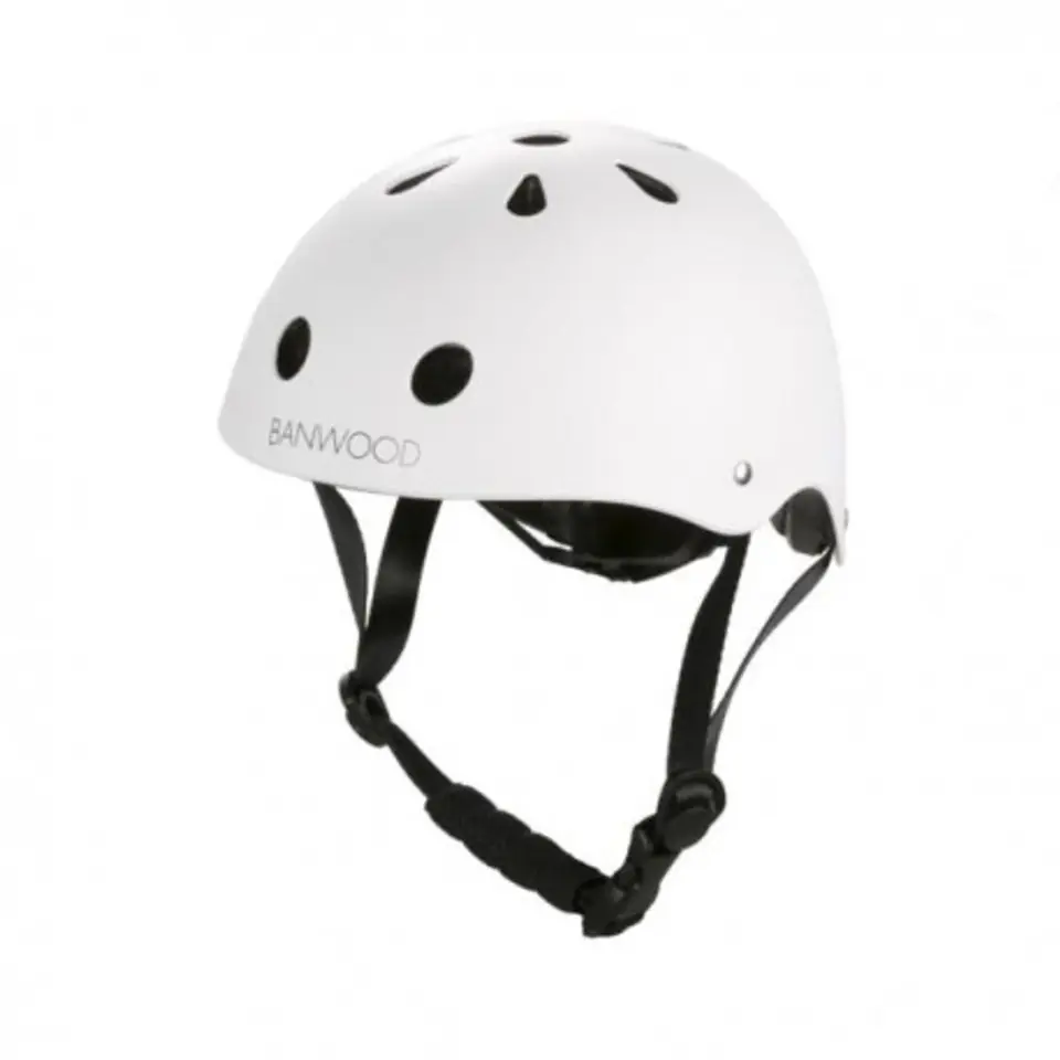 ⁨Banwood Children's Bicycle Helmet White⁩ at Wasserman.eu