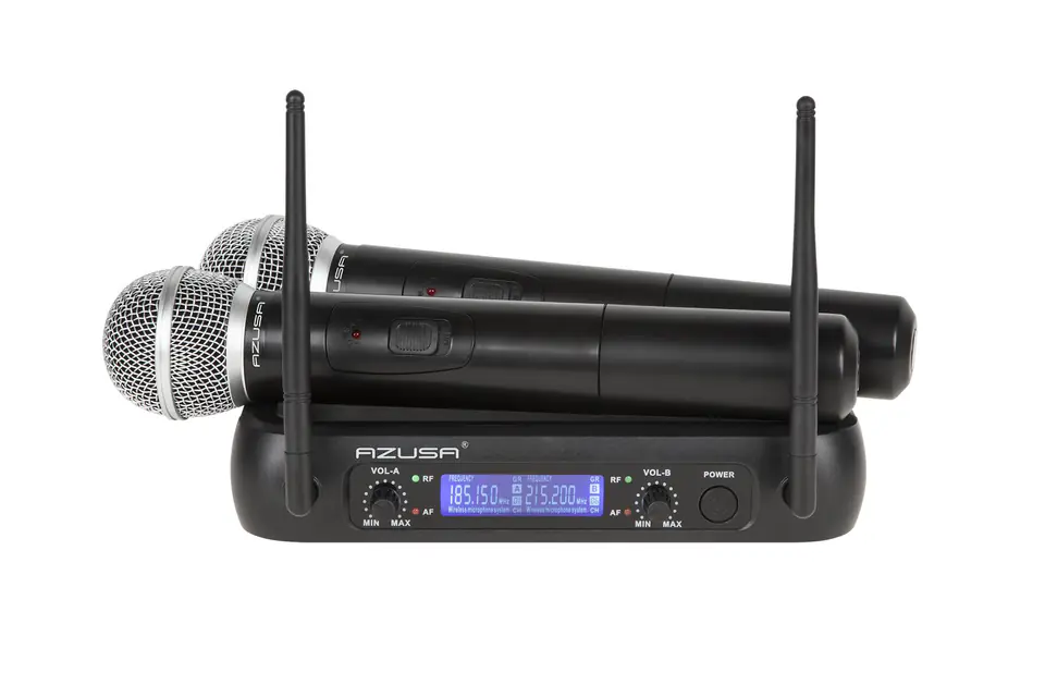 Microphone VHF 2 channels WR-358LD (2 x micro) at Wasserman.eu