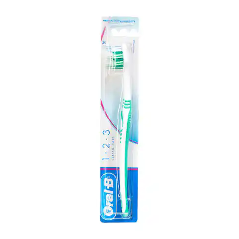 ⁨Oral-B Toothbrush 1 2 3 Classic Care Medium Szczoteczka do Zębów⁩ w sklepie Wasserman.eu
