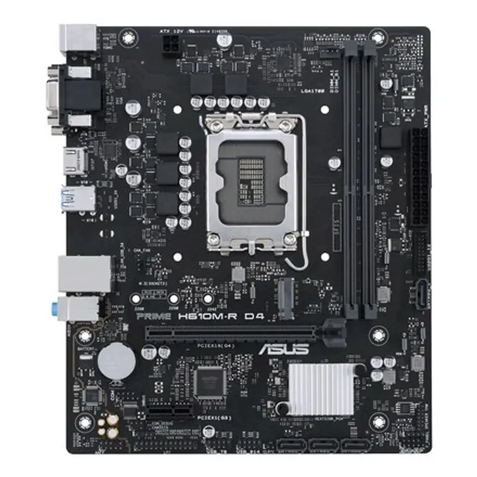 ⁨ASUS PRIME H610M-R D4 Intel H610 LGA 1700 micro ATX⁩ at Wasserman.eu