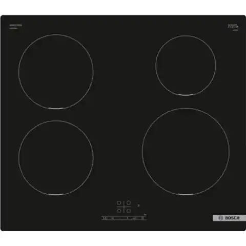 ⁨Bosch Hob PUE611BB5D	 Induction, Number of burners/cooking zones 4, Touch, Timer, Black⁩ w sklepie Wasserman.eu