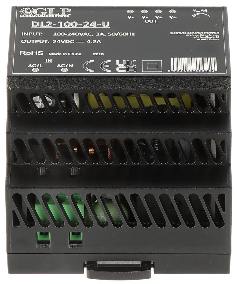 ⁨SWITCH MODE POWER SUPPLY DL2-100-24-U⁩ at Wasserman.eu