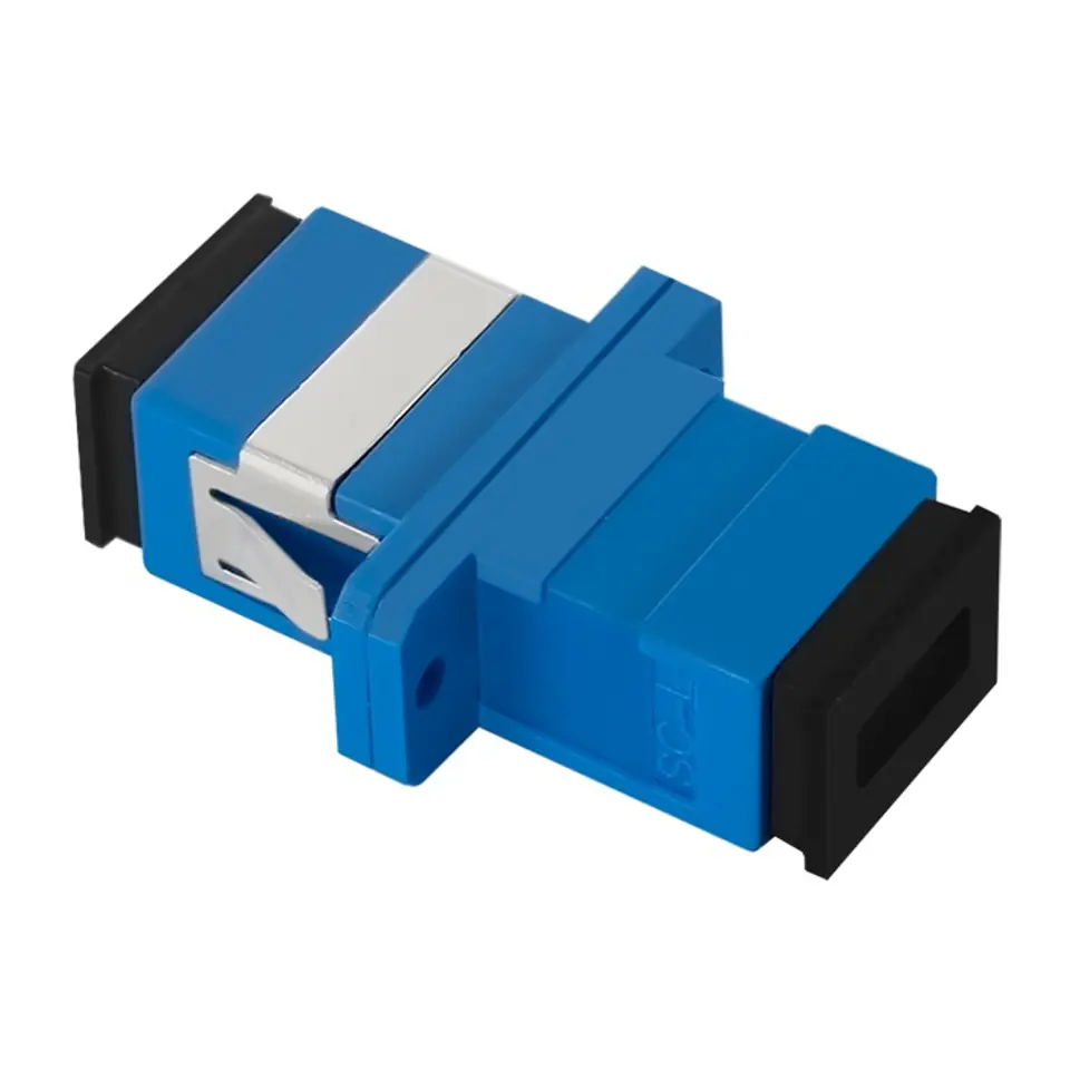 ⁨Qoltec Fiber Optic Adapter SC/UPC | Simplex | Singlemode (0NC)⁩ at Wasserman.eu