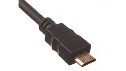 ⁨Kabel miniHDMI - HDMI High Speed with Ethernet 1m 31930⁩ w sklepie Wasserman.eu