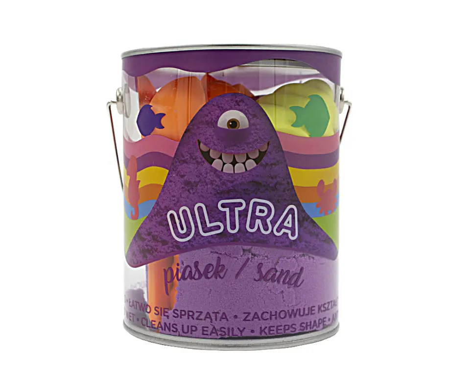 ⁨Sand Ultra Magic Sand 900g 4 large molds 2 tools violet Sea life⁩ at Wasserman.eu