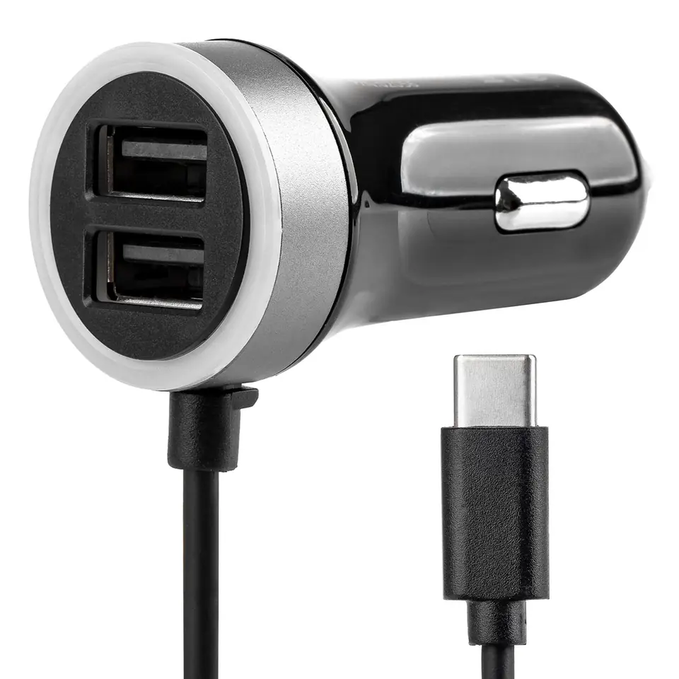 ⁨Car charger 12/24v usb type c + 2xusb 2.4a pro-3⁩ at Wasserman.eu