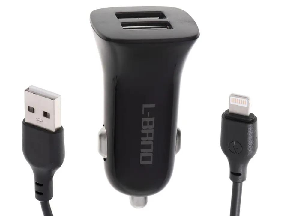 ⁨Dual USB + Lightning Car Charger⁩ at Wasserman.eu