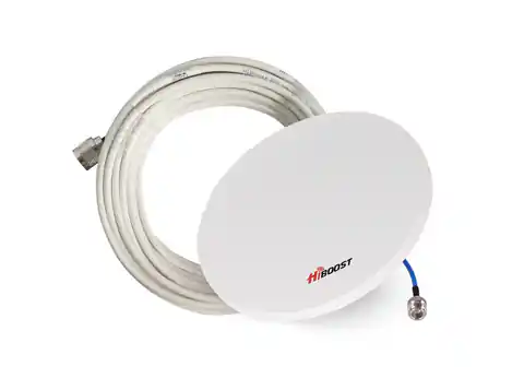 ⁨Zestaw sufitowy HiBoost Antena Omni + kabel 15m⁩ w sklepie Wasserman.eu