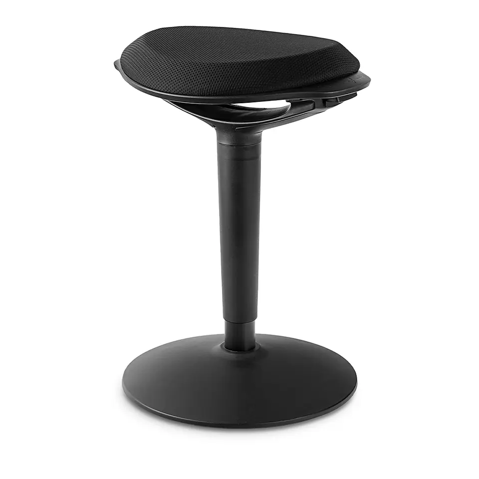 ⁨Aktywny hoker ergonomiczny Zippy (czarny)⁩ w sklepie Wasserman.eu