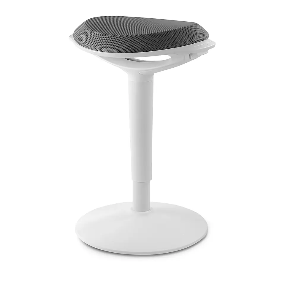 ⁨Active Zippy Ergonomic Stool (white-grey)⁩ at Wasserman.eu