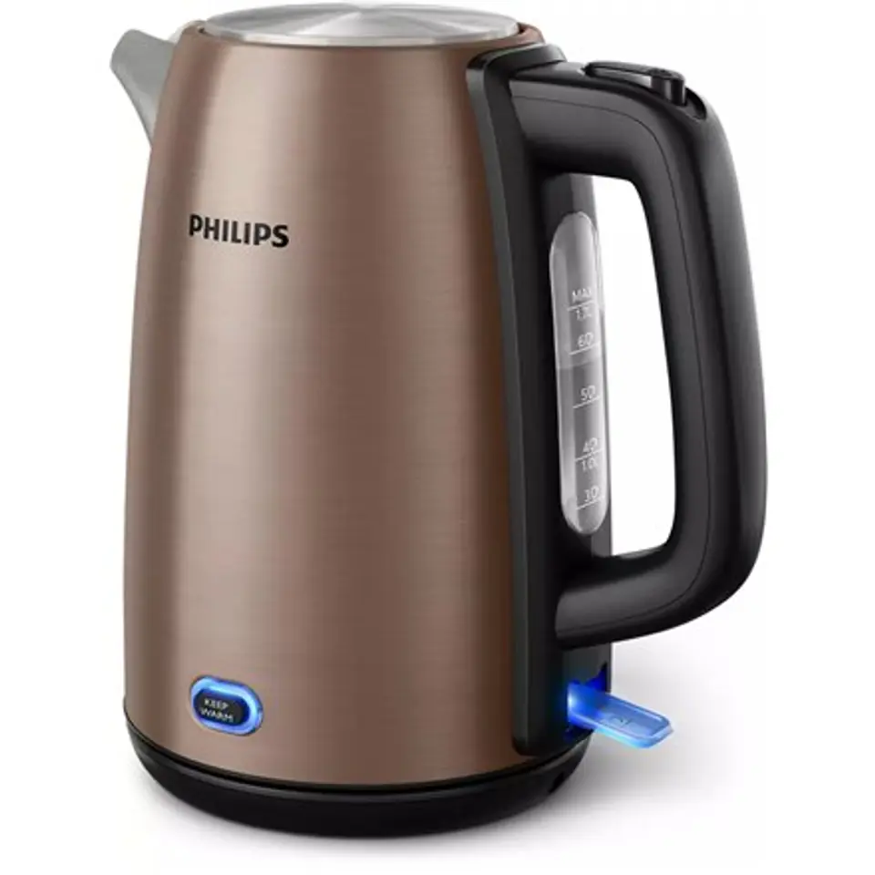 ⁨Philips | Kettle | HD9355/92 Viva Collection | Electric | 1740-2060 W | 1.7 L | Stainless steel | 360° rotational base | Copper⁩ w sklepie Wasserman.eu