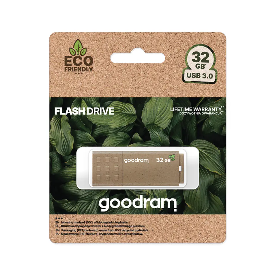 ⁨Goodram USB 3.0 32GB ECO FRIENDLY Flash Drive⁩ at Wasserman.eu