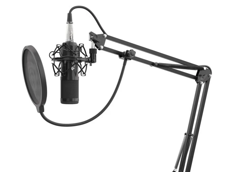 ⁨Microphone Genesis Radium 300 studio XLR with Pop-filter arm⁩ at Wasserman.eu