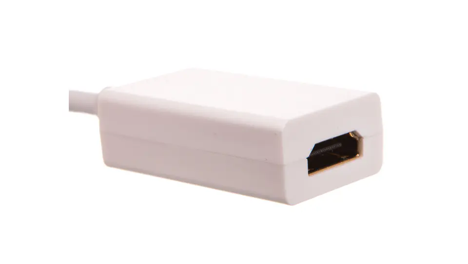 ⁨Adapter mini DisplayPort 1.1 - HDMI 0,1m biały 51729⁩ w sklepie Wasserman.eu