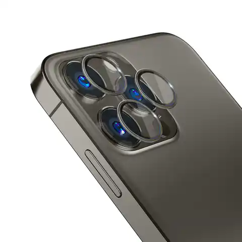 ⁨3MK Lens Protection Pro iPhone 14 Plus 6,7" srebrny/silver Ochrona na obiektyw aparatu z ramką montażową 1szt.⁩ w sklepie Wasserman.eu
