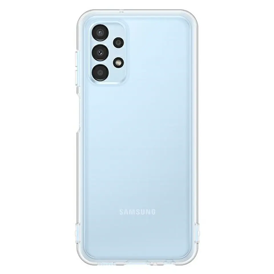 ⁨Samsung EF-QA135TT A13 A135 transparent/transparent Soft Clear Cover⁩ at Wasserman.eu