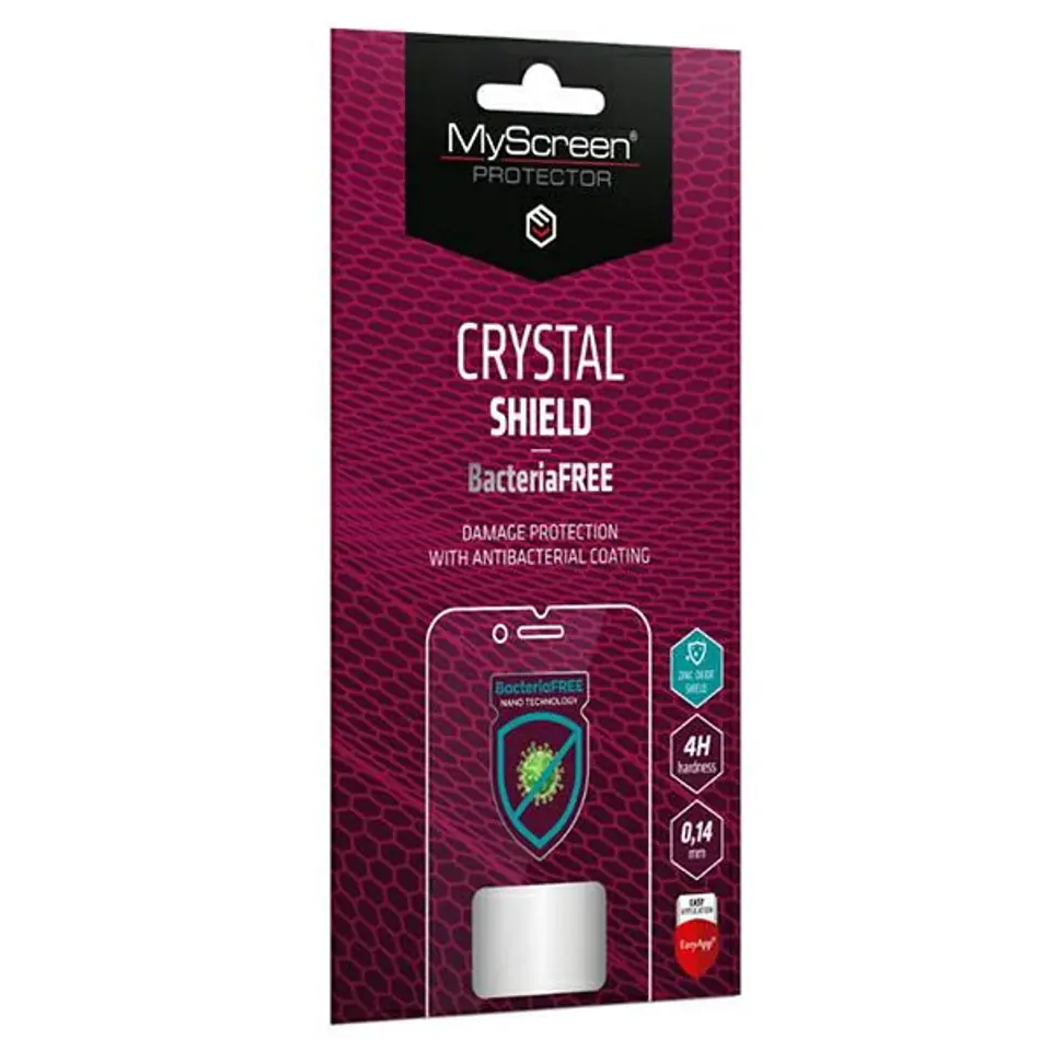 ⁨MS CRYSTAL BacteriaFREE Samsung Galaxy s10e foil black/black Full Glue⁩ at Wasserman.eu