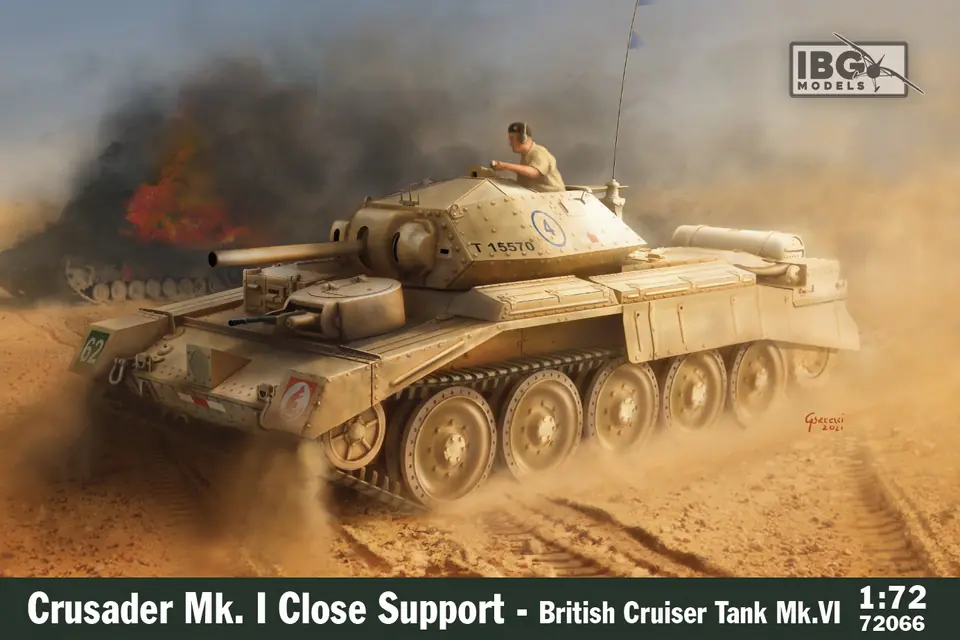 ⁨Model plastikowy Crusader Mk.I CS brytyjski czołg bliskiego wsparcia⁩ w sklepie Wasserman.eu