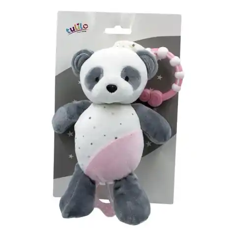 ⁨Pozytywka Panda różowa 24 cm⁩ w sklepie Wasserman.eu