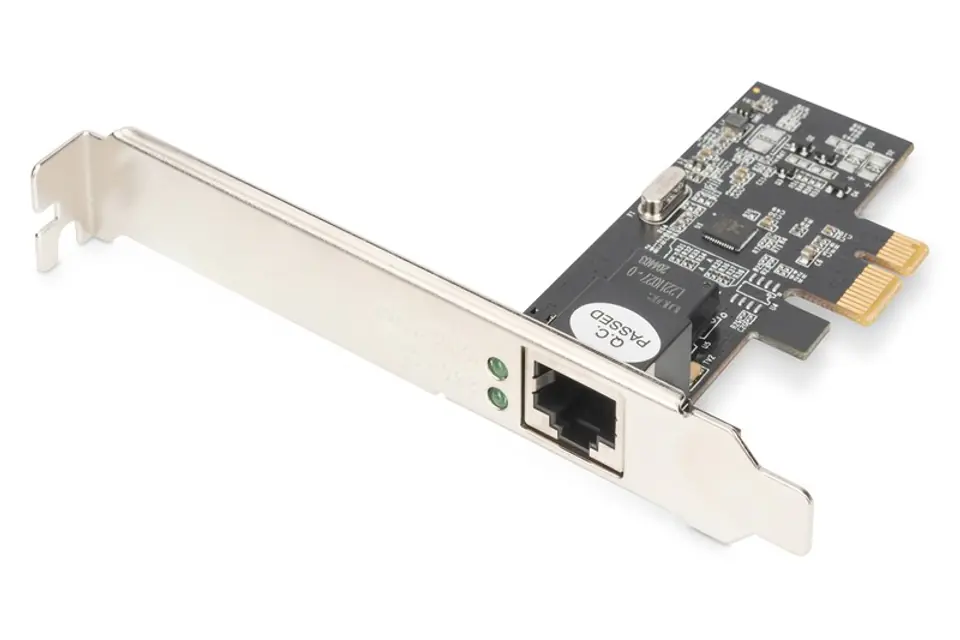 ⁨DIGITUS KARTA SIECIOWA PRZEWODOWA PCI EXPRESS 1X RJ45 2.5 GIGABIT ETHERNET 2500MBPS DN-10135⁩ w sklepie Wasserman.eu