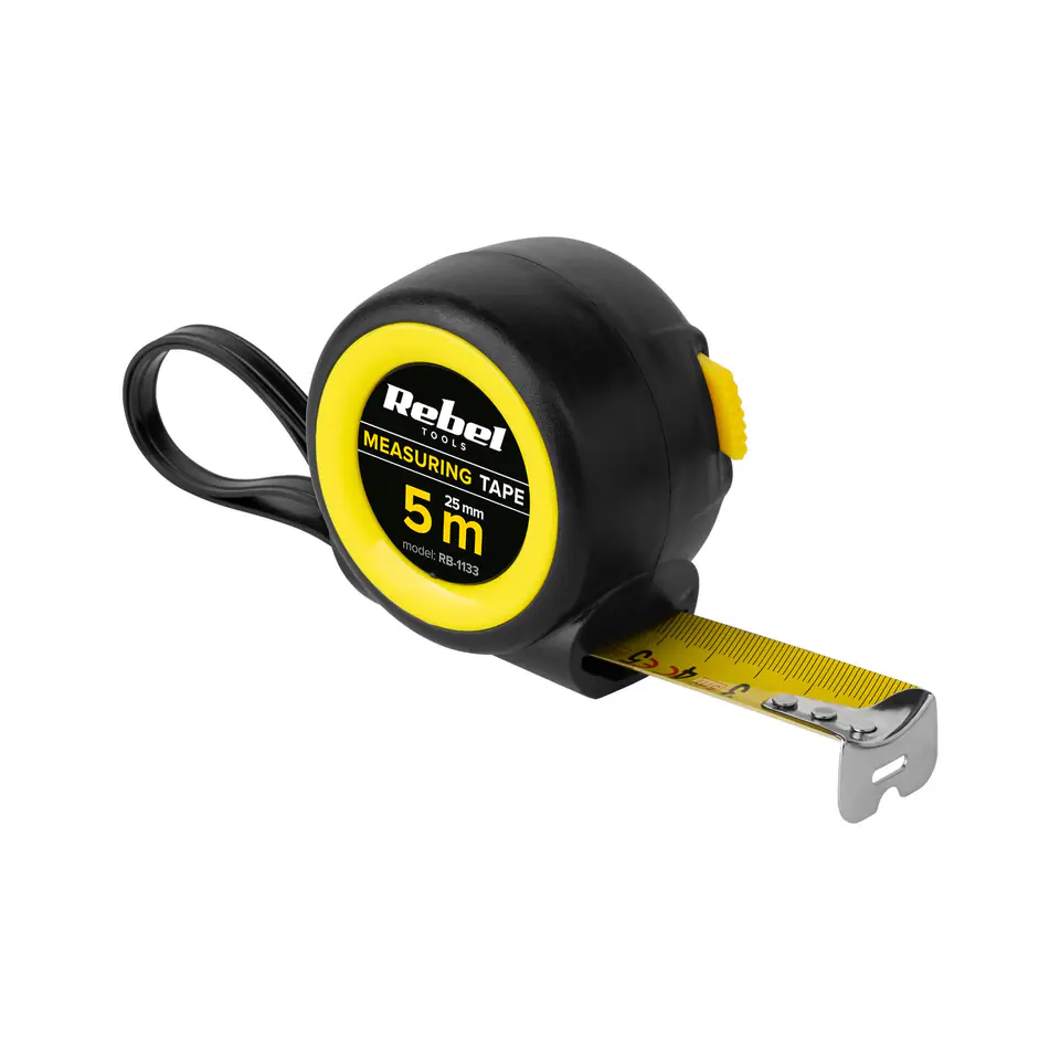 ⁨Steel coiled measuring tape 5m 25mm (1LL)⁩ at Wasserman.eu