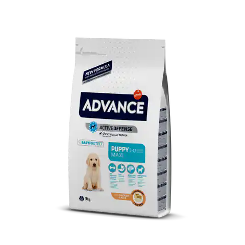 ⁨ADVANCE Puppy Protect Maxi - sucha karma dla szczeniąt ras dużych 3kg [513319]⁩ w sklepie Wasserman.eu