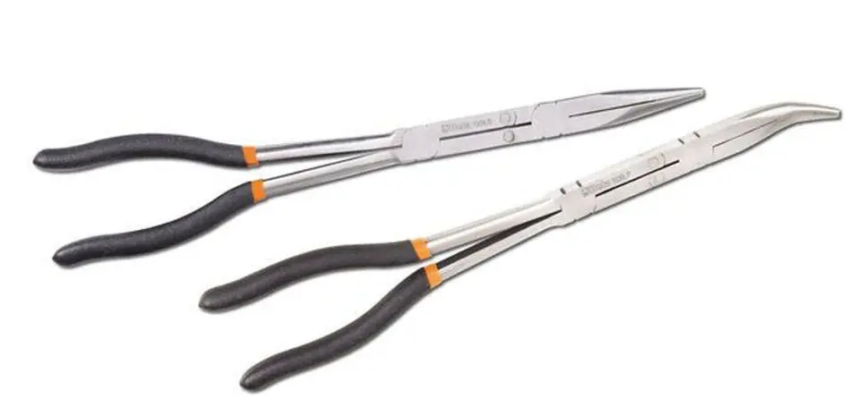 ⁨SET OF LONG SEMI-ROUND PLIERS, DOUBLE JOINT, 2PCS⁩ at Wasserman.eu