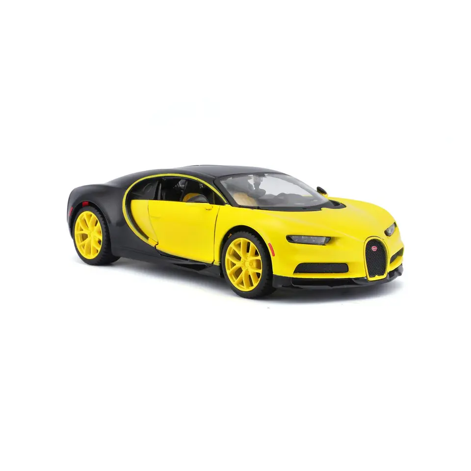 ⁨Composite model Bugatti Chiron yellow-black 1/24⁩ at Wasserman.eu