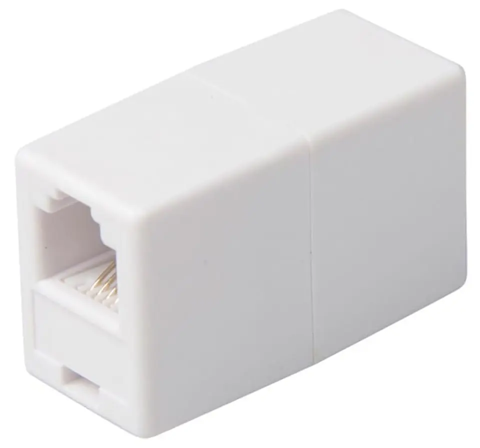 Łącznik RJ-11 gniazdo-gniazdo 4PIN telefoniczny w sklepie Wasserman.eu