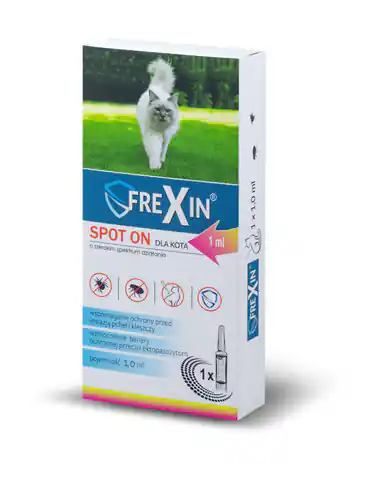 ⁨FREXIN Anti-Ektoparasiten-Tropfen für Katzen 1ml [24422]⁩ im Wasserman.eu