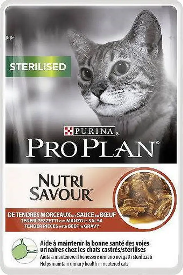 ⁨Karma Purina Pro Plan Cat Sterilised Wołowina 85g⁩ w sklepie Wasserman.eu