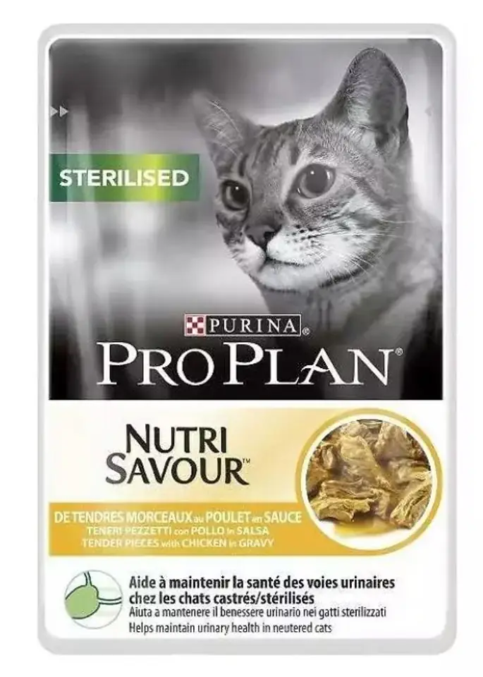 ⁨Karma Purina Pro Plan Cat Sterilised kurczak 85g⁩ w sklepie Wasserman.eu