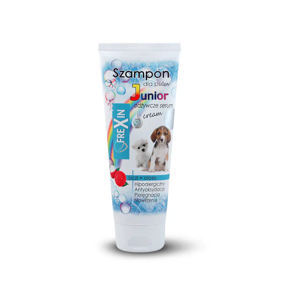 ⁨FREXIN Hypoallergenic shampoo for puppies - lychee&aloe 220g [20981]⁩ at Wasserman.eu