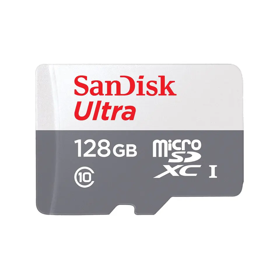 ⁨SanDisk Ultra memory card 128 GB MicroSDXC Class 10 (SDSQUNR-128G-GN3MN)⁩ at Wasserman.eu