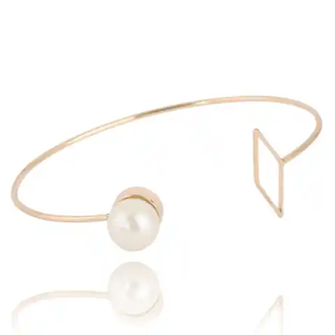 ⁨Diamond bracelet with pearl⁩ at Wasserman.eu