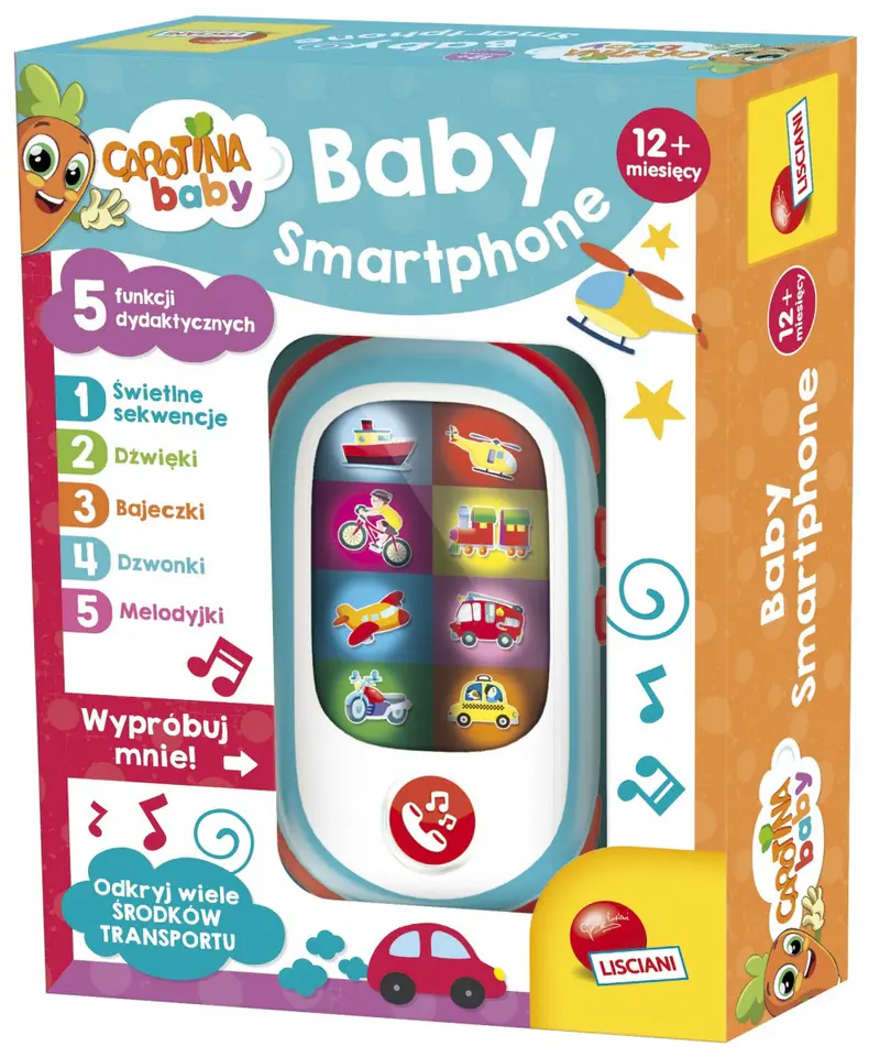 ⁨Carotina Elektroniczny Baby Smartfon⁩ w sklepie Wasserman.eu