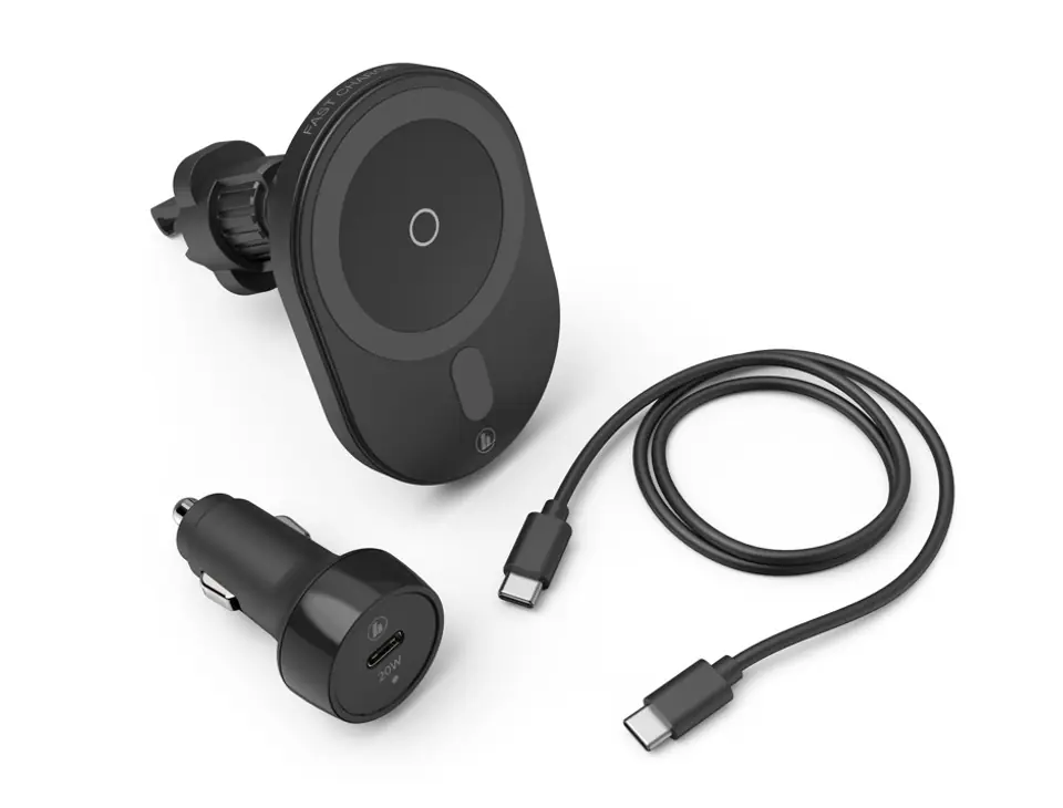 Wireless car mobile phon charger Hama MagCharge FC15 at Wasserman.eu