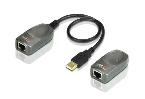 ⁨ATEN EXTENDER USB 2.0 UCE260-A7-G KAT 5 (DO 60M)⁩ w sklepie Wasserman.eu