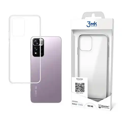 ⁨3MK All-Safe Skinny Case Xiaomi Redmi Note 11 Pro 4G/5G Clear⁩ at Wasserman.eu