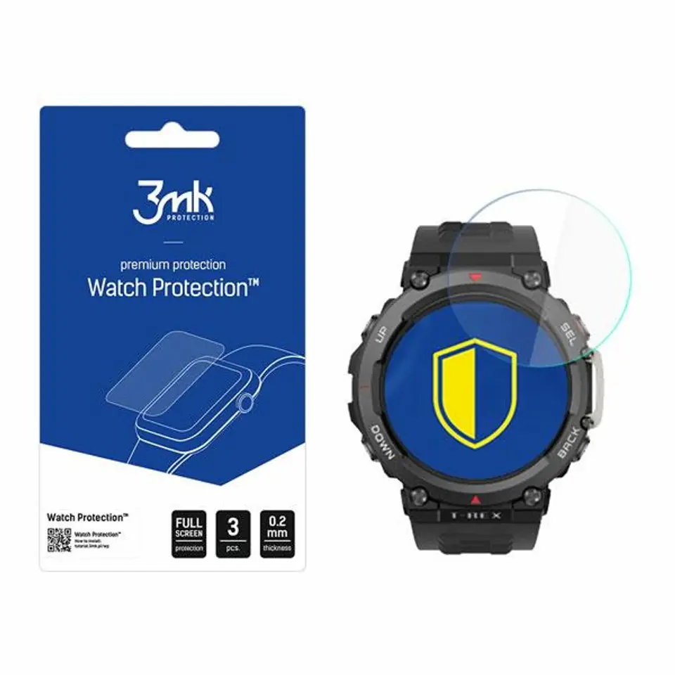 ⁨3MK FlexibleGlass Watch Amazfit T-Rex 2 Hybrid Glass⁩ at Wasserman.eu