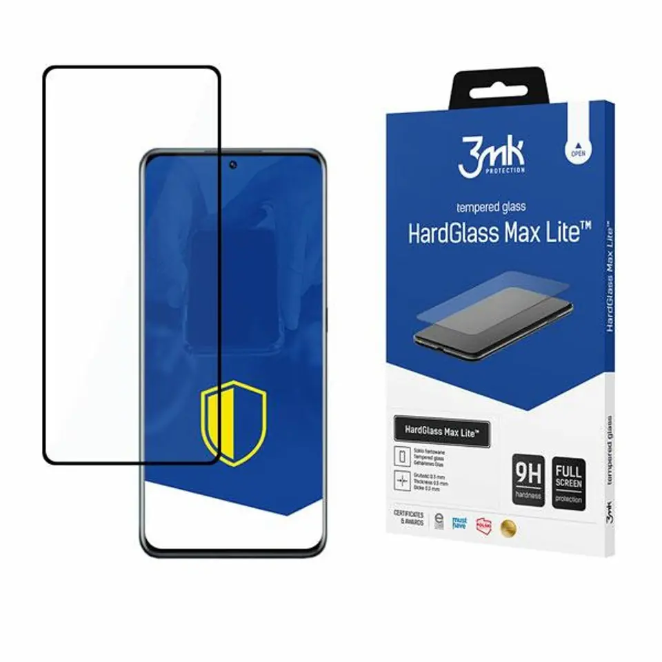 ⁨3MK HG Max Lite Xiaomi 12/12X Black black/black⁩ at Wasserman.eu