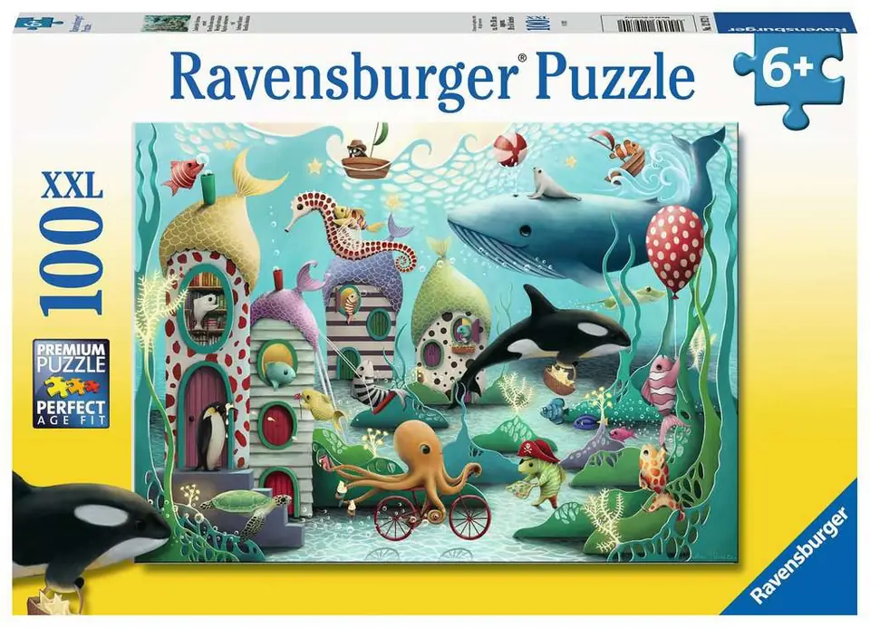 ⁨Puzzle 100 elementów XXL Świat pod wodą⁩ w sklepie Wasserman.eu