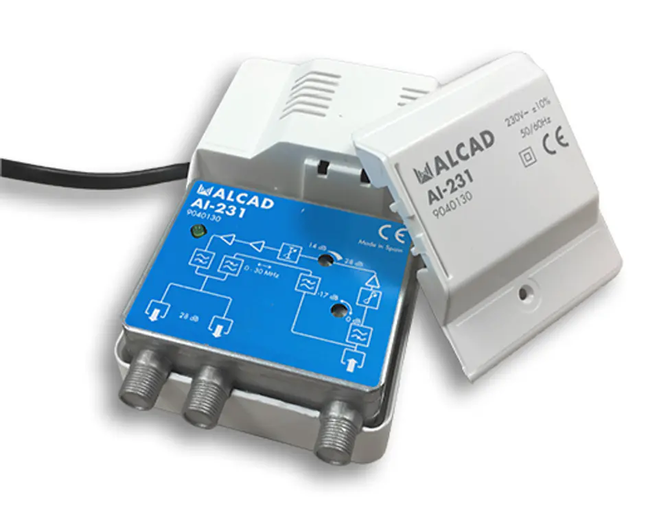 ⁨Wzmacniacz szerokopasmowy ALCAD AI-231 47-862 28dB⁩ w sklepie Wasserman.eu