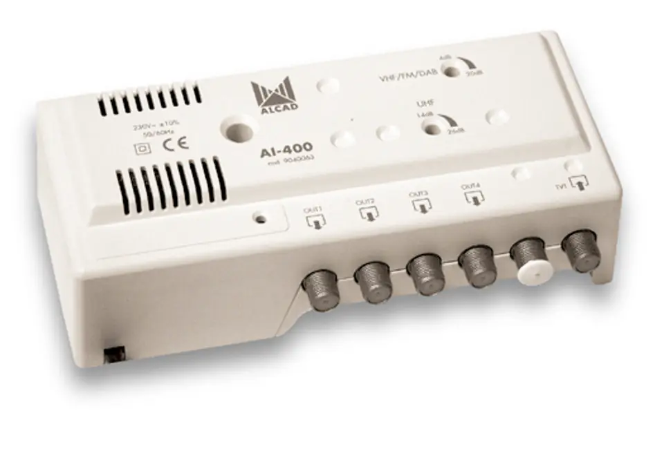 ⁨Wzmacniacz dom szerokopasmowy ALCAD AI-400 28dB⁩ w sklepie Wasserman.eu