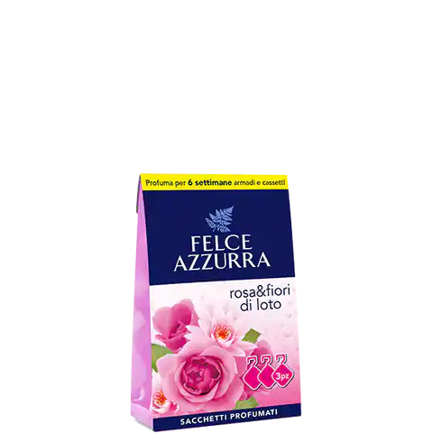 ⁨Felce Azzurra Rosa e Fiori di Loto Fragrance Sachets 3 pcs.⁩ at Wasserman.eu