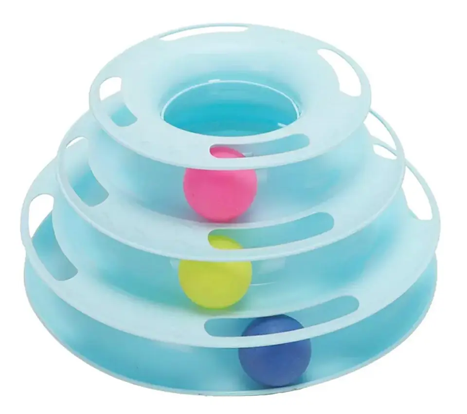 ⁨ZW12 Ball Tower Cat Toy⁩ at Wasserman.eu