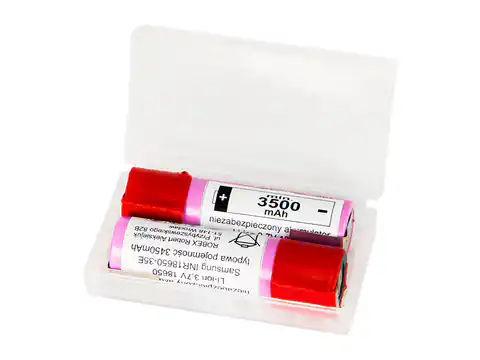 ⁨85-593# Rechargeable battery 18650 li-ion 3500mah lamellae⁩ at Wasserman.eu